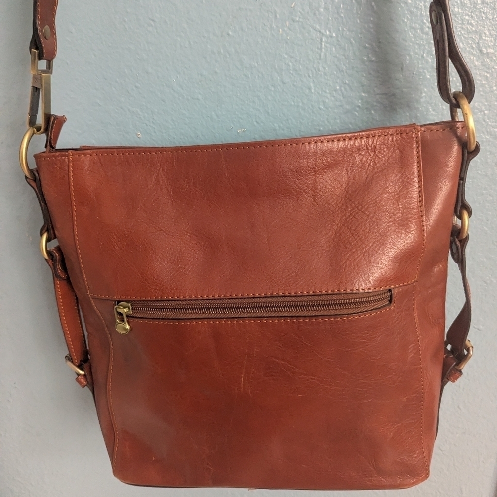 BanuceBrown Leather Hobo Bag - Picture 6 of 9